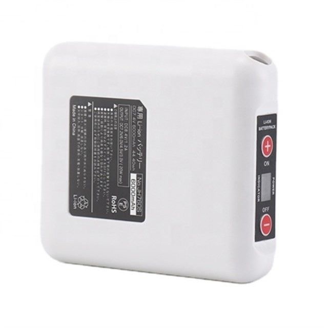 ABS Θερμαντικά ρούχα μπαταρία 7.4V 4400mAh DC3.5x1.35mm τρύπα λιμένα φόρτισης