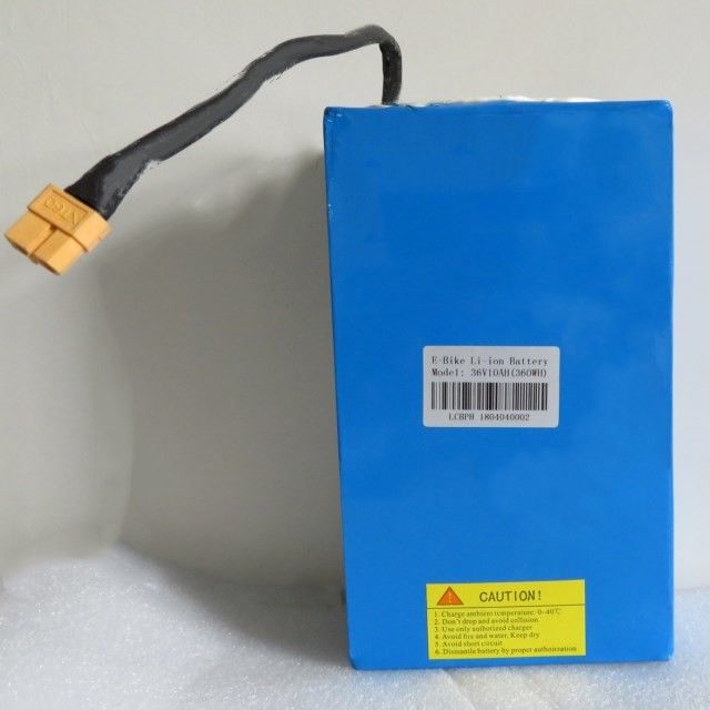 Προσαρμοσμένες μπαταρίες λιθίου 36 Volt Pack 10ah 36v 10s4p MSDS UN38.3 για Ebike