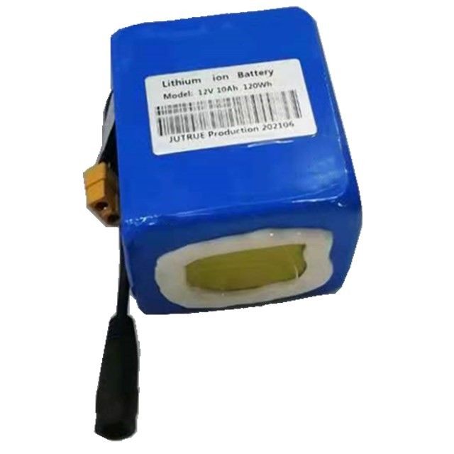 12 Volt 10ah μπαταρία λιθίου 18650 3κύτταρα σε σειρά με βύσμα εκφόρτισης XT60