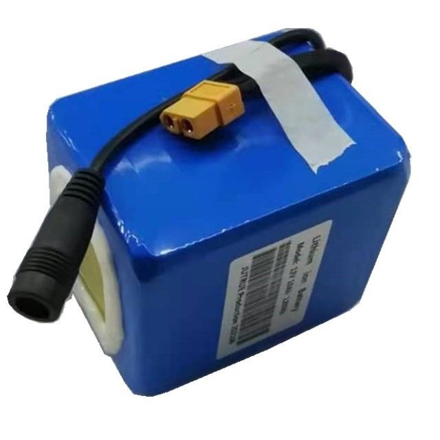 12 Volt 10ah μπαταρία λιθίου 18650 3κύτταρα σε σειρά με βύσμα εκφόρτισης XT60