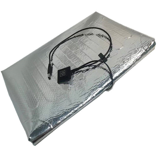 12V Αλουμινόχαρτο Μέγεθος Θέρμανσης 25x25cm 30x30cm 35x35cm Για Παράδοση Φαγητού