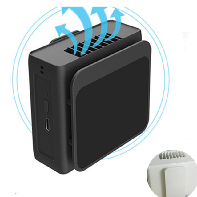 Πολυλειτουργικός προσωπικός ανεμιστήρας ζώνης που κρεμιέται στο λαιμό, ανεμιστήρας με κλιπ στη μέση, ενσωματωμένη μπαταρία 5000mAh, φορητοί φορητοί ανεμιστήρες USB 5V