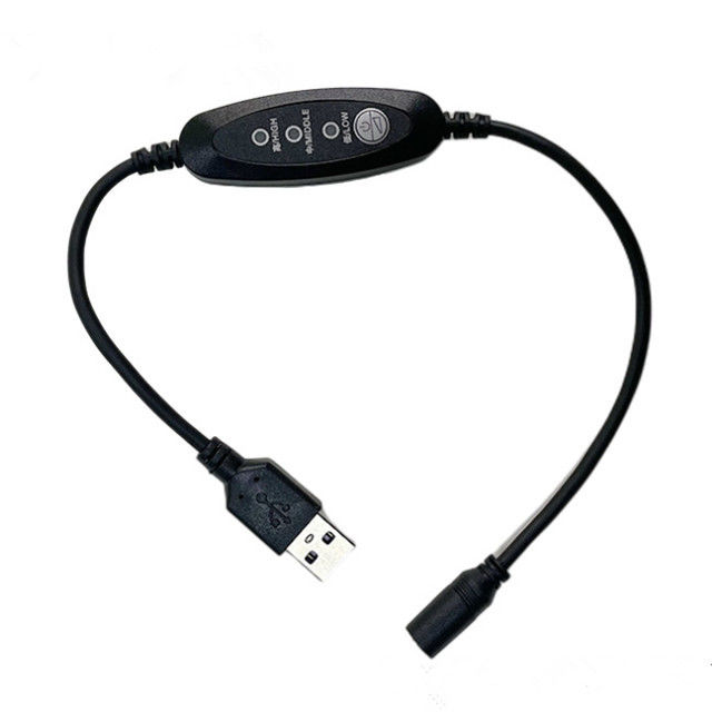 Καλώδιο Usb Dc χαμηλής τάσης 13cm Καλώδιο διακόπτη ρεύματος Usb ευθείας γωνίας