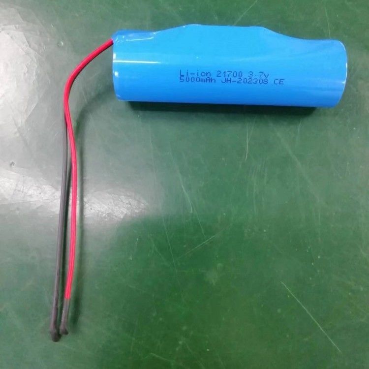 3.7V 5000mAh 21700 Pack με PCB και Leads 20 AWG για ηλεκτρονική συσκευή