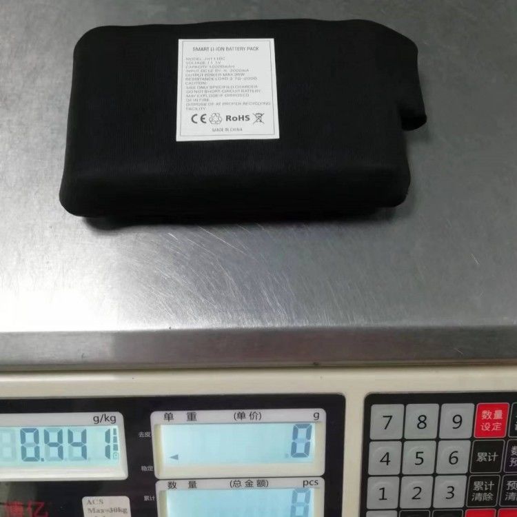 Χειμερινά θέρμανση ρούχα μπαταρία 7.4V 12V 10000mAh DC φόρτιση κεφάλι Μαύρο χρώμα
