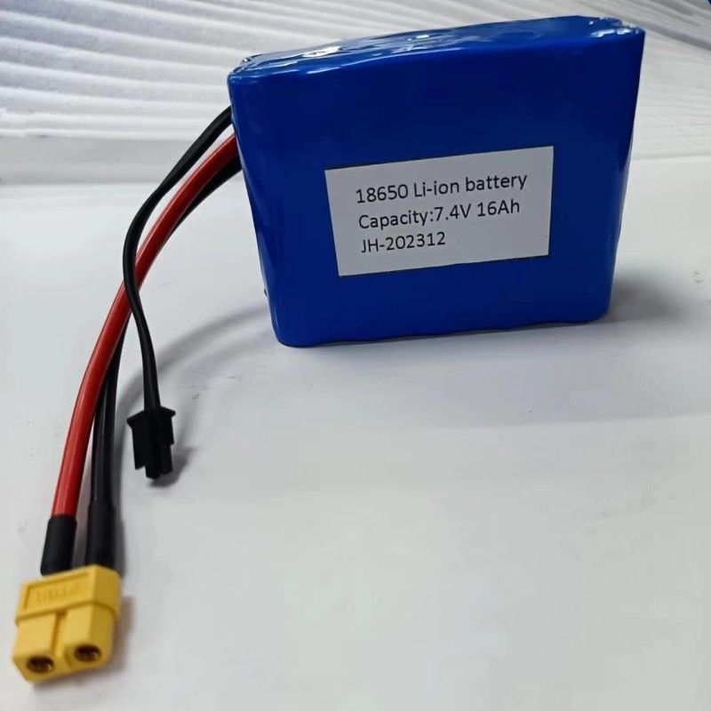 Προσαρμοσμένη μπαταρία 7.4V 16Ah 2S5P 18650 Κελίδα 3200mAh BMS 25A Με πλέγμα φόρτισης MX3.0