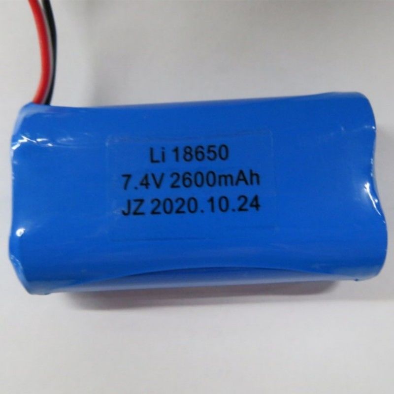 7.4V 2600mAh 18650 Πακέτο μπαταρίας κυψελών με 3 μοχλούς και 3-pin επαφή για Pos Machine