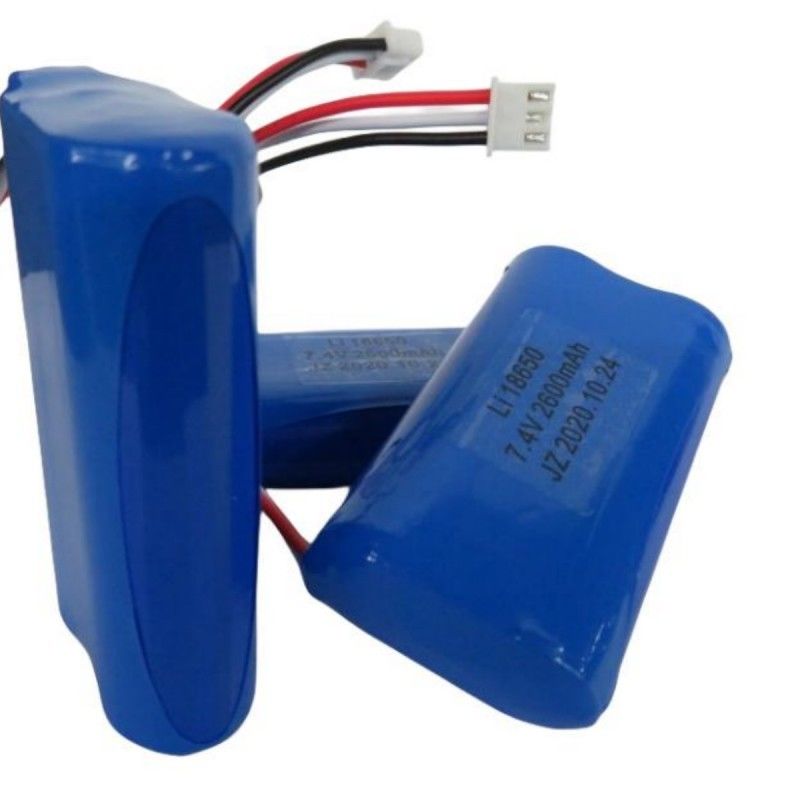 7.4V 2600mAh 18650 Πακέτο μπαταρίας κυψελών με 3 μοχλούς και 3-pin επαφή για Pos Machine
