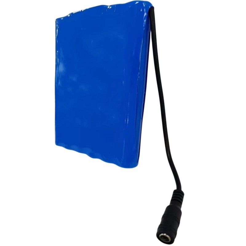 Σλιμ 18650 μπαταρίες 6S2P 22.2V 5Ah με DC 5.5x2.1mm συνδετήρα BMS επάνω