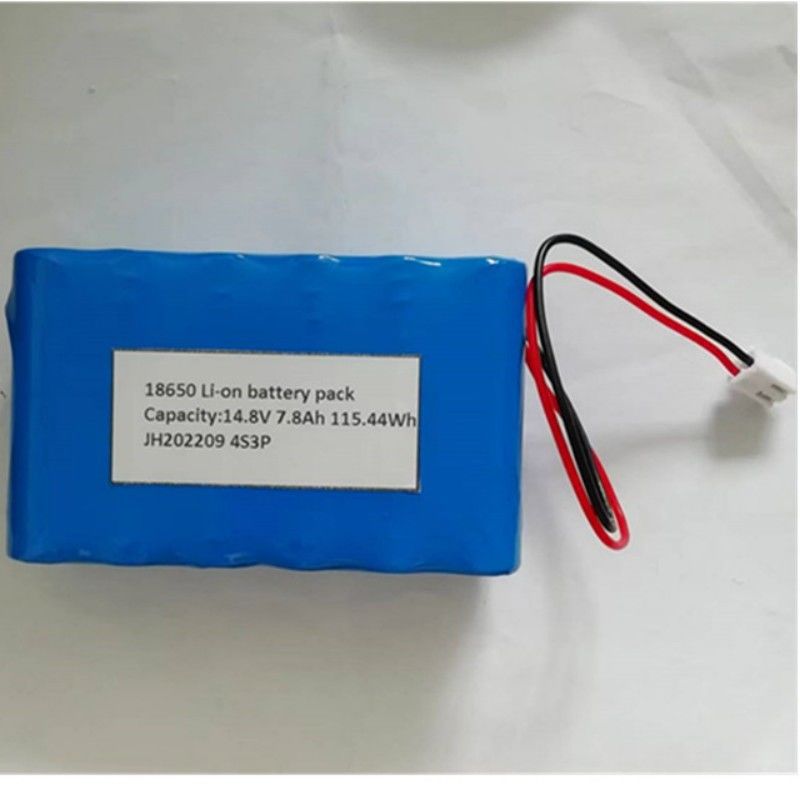 18650 Συσκευή μπαταρίας 4s3p 14.8V 7.8Ah μπαταρία με επαφή 2 πιν για φώτα LED