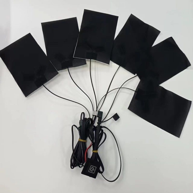 6 σε 1 ρούχα θέρμανση 10x15cm μήκος καλωδίου 1M μέγιστη θερμοκρασία 50 βαθμοί