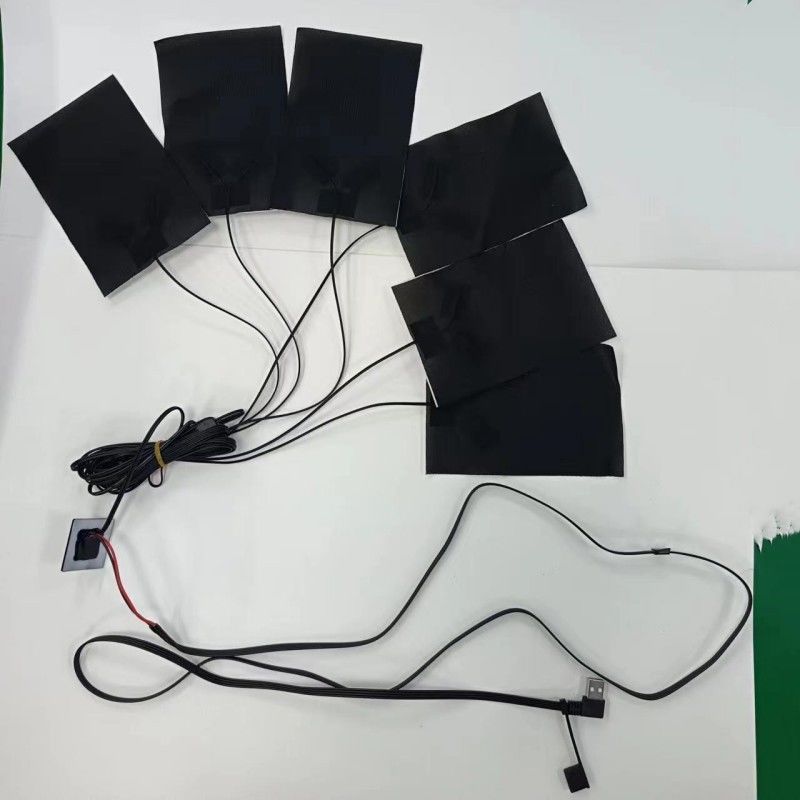 6 σε 1 ρούχα θέρμανση 10x15cm μήκος καλωδίου 1M μέγιστη θερμοκρασία 50 βαθμοί
