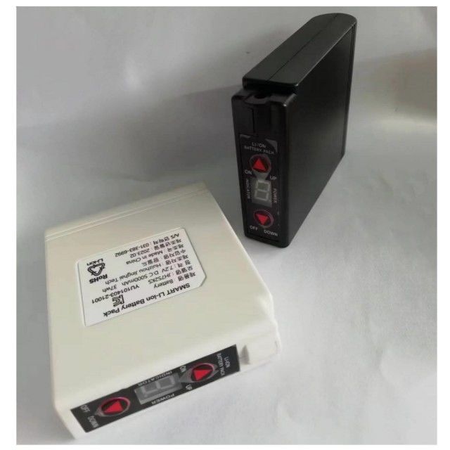KC 7.4V 5200mAh Θερμαντικά ρούχα μπαταρία ανεμιστήρα μπουφάν μπαταρία με ON / OFF διακόπτη επάνω και κάτω έλεγχο θερμοκρασίας
