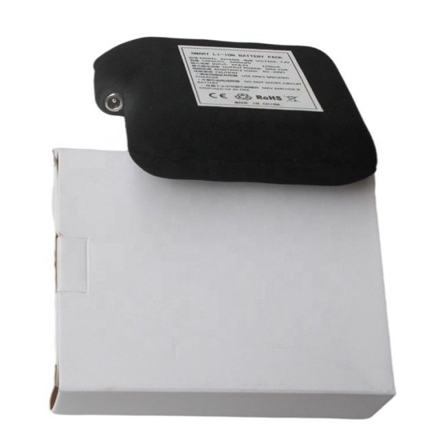 Μαύρο ύφασμα τυλιγμένη μπαταρία 7.4V 4400mAh 5200mAh 6400mAh 7000mAh μπαταρίες για θέρμανση γιλέκα