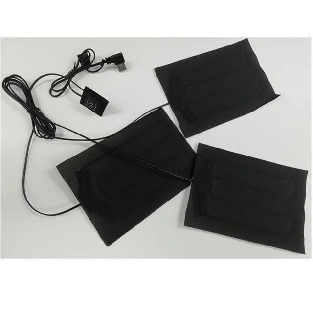 Ακριβώς υπέρυθρες ρούχα θέρμανση Pads 3 σε ένα 5V USB θέρμανση φύλλο Για μπουφάν