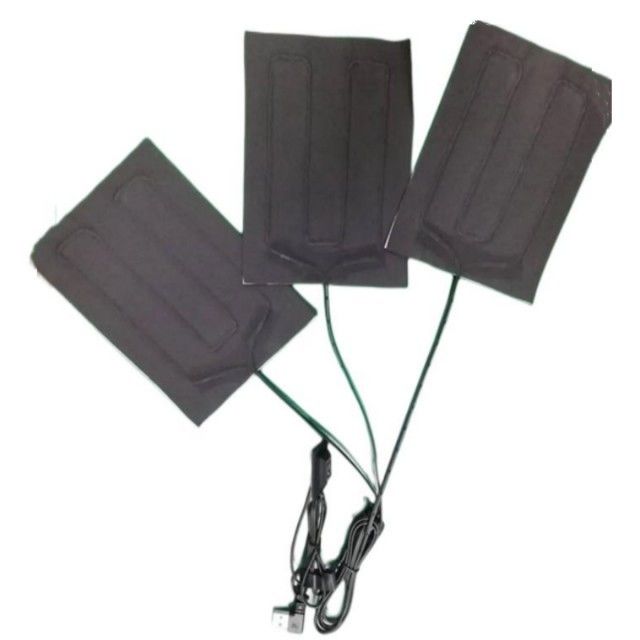 Ακριβώς υπέρυθρες ρούχα θέρμανση Pads 3 σε ένα 5V USB θέρμανση φύλλο Για μπουφάν