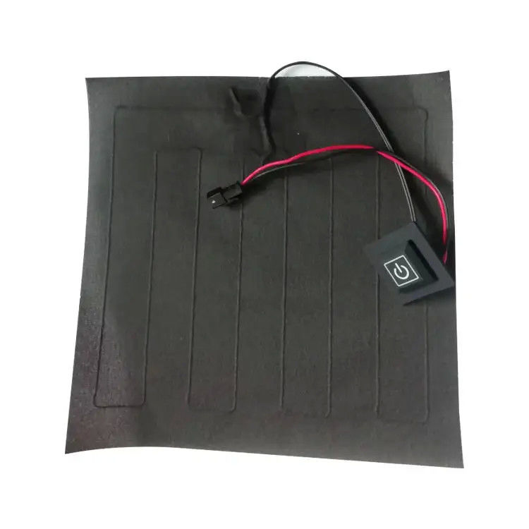 Προσαρμοσμένα ρούχα Θέρμανση Pad Μέγεθος 20x20cm 3.7V Με SM 2Pin Plug