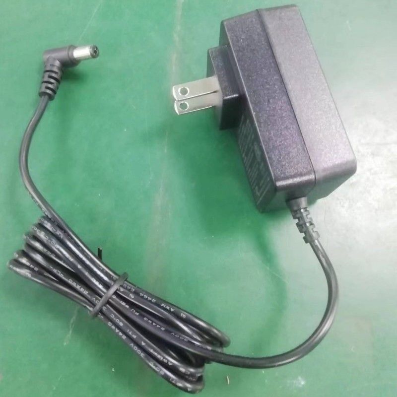 12V φορτιστή μπαταρίας 2A US Plug DC Bend Head 90° 2,1 mm Βαρέλι Jack Δύο Amp