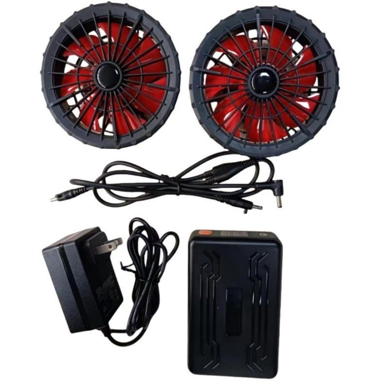 Συσκευή μπαταρίας ανεμιστήρα 19V 20000mAh Για καλοκαιρινό γιλέκο ψύξης 12 ώρες εργασιακό χρόνο