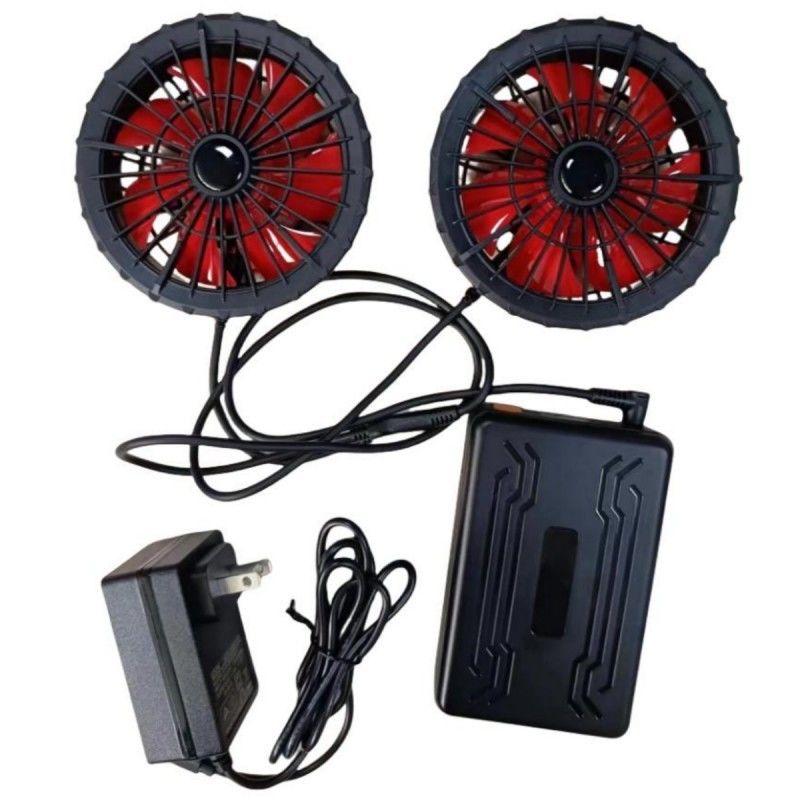 Συσκευή μπαταρίας ανεμιστήρα 19V 20000mAh Για καλοκαιρινό γιλέκο ψύξης 12 ώρες εργασιακό χρόνο